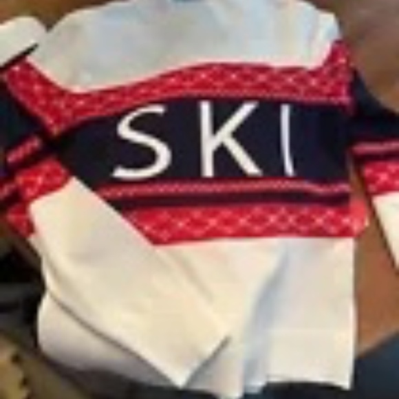 Active SKI Motif Perfect Fair Isle Statement Sweater  NWT sL - Picture 4 of 8
